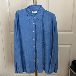Hugo Boss Men's Casual Blue Shirt